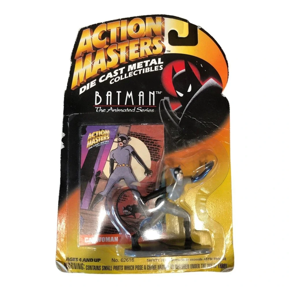 Catwoman Die-Cast Figure 1994 Kenner Action Masters Batman Animated‎ Series NOS